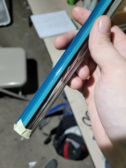 Water Fade to Clear Linework Tubing